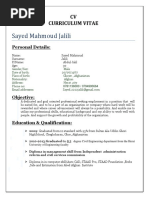 Sayed Mahmoud Jalili CV R