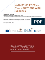 Controllability of Partial Differential Equations With Integral Kernels - Umberto Biccari - Madrid 2018