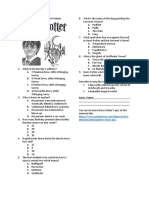 Harry Potter and The Philosopher's Stone Questionnaire | PDF | Fantasy ...