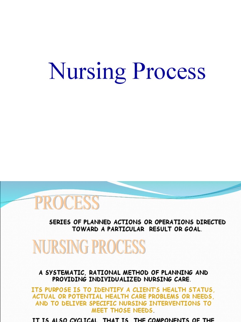 Nursing Process Overview and Phases | PDF | Nursing | Medical Diagnosis