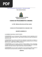 Ley de Procedimientos Comunes