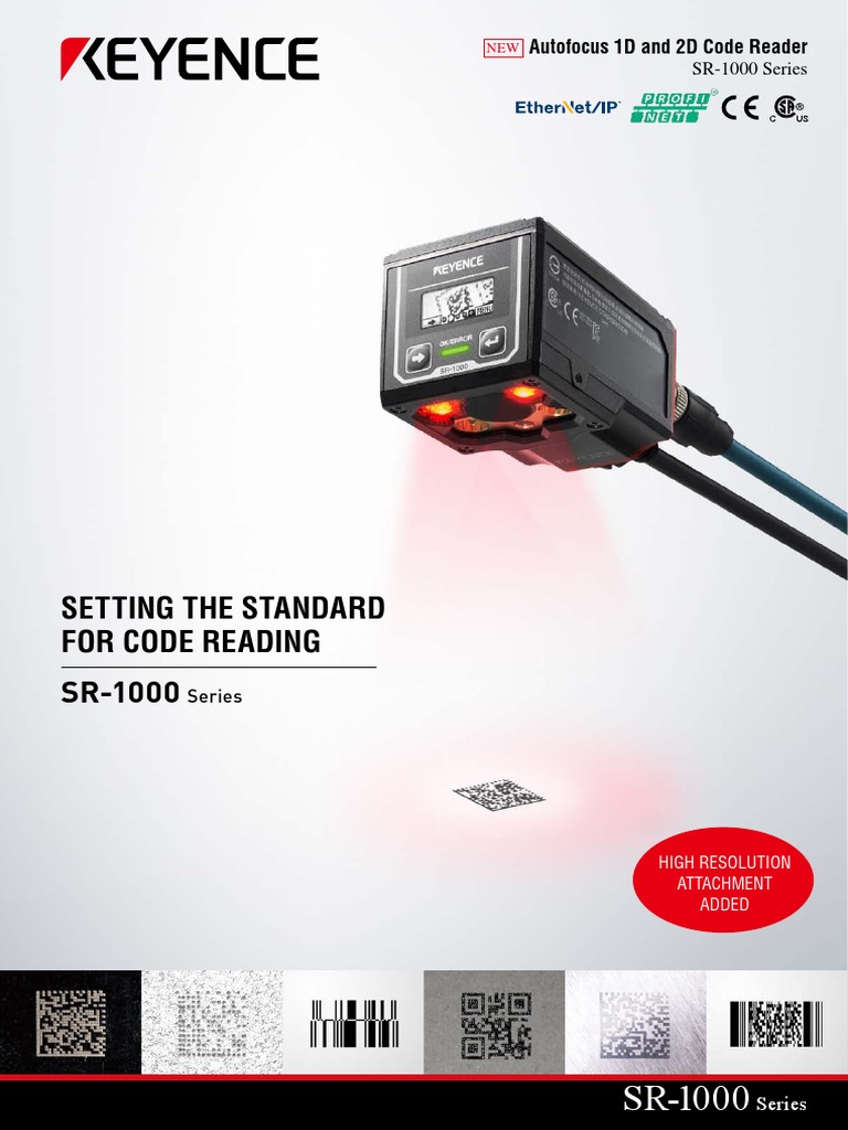 Setting The Standard For Code Reading SR-1000 | PDF | Programmable
