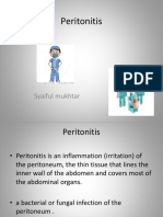 Peritonitis: Syaiful Mukhtar