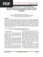 BREEDING ECOLOGY OF Streptopeliachinensis (SPOTTED-DOVE) AND Pycnonotuscafer (RED-VENTED Bulbul) in Mohnyin Degree College and Its Environs