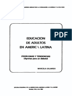 Educacion de Adultos en America Latina