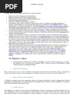 10 Filipinos Values: Values Value System Ideologies Moral Codes Ethical Practices Etiquette Cultural and Personal Values