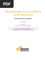 Web Application Proxy and ADFS On The AWS Cloud