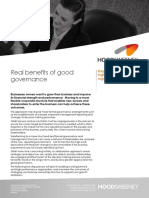 Real Benefits of Good Governance: Steps To Creating A High Performance Organisation