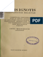 Weinreich - De Dis Ignotis