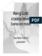 Making Guitar Science and Intuition Balance