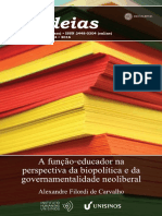 A Função-educador Na Perspectiva Da Bio-política - Alexandre Filord de Carvalho (Cadernos IHU n.244)
