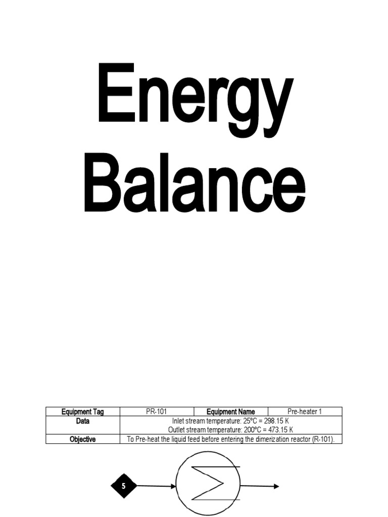 Energy Balance Heat Capacity Thermodynamic Properties
