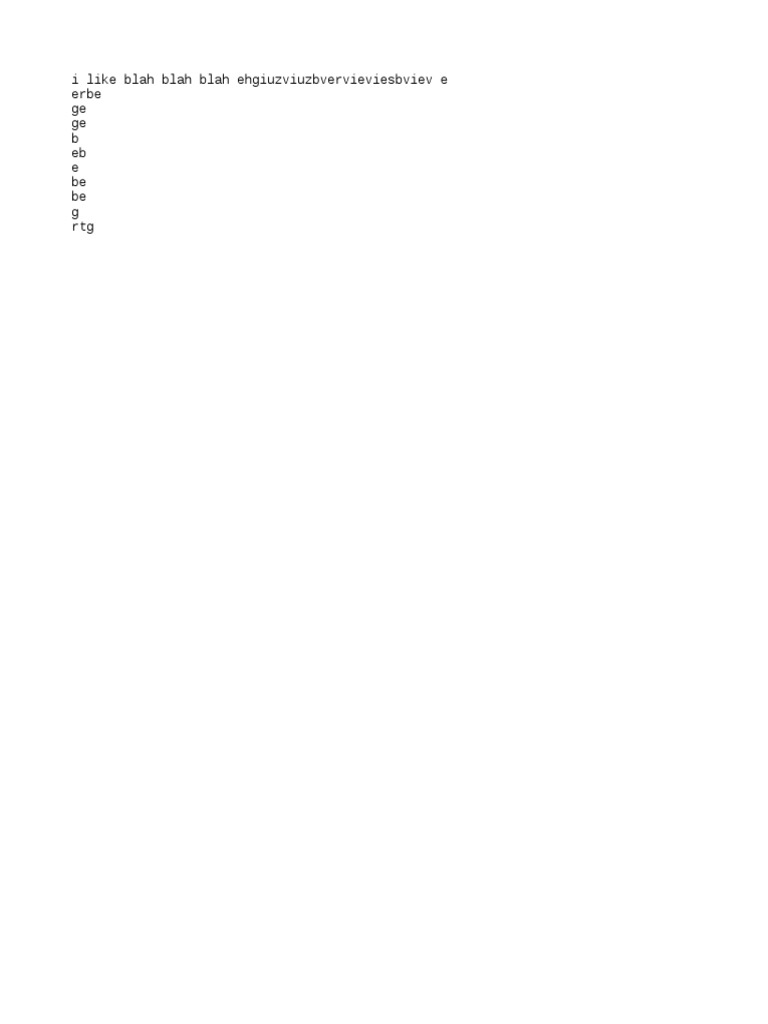 Nonsense Text Analysis | PDF
