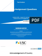 Analysing Assignment Questions - 2