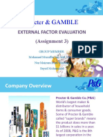 P&G's External Factors Evaluation