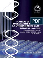 Manual Interpol Sobre Intercambio y Utilización de Datos ADN PDF