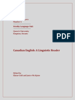 Canada - A Linguistic Reader