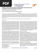 Download Inhibition of Plant Pathogenic Fungi by Ethnobotanically Selected Plant Extracts by Dr Varaprasad Bobbarala SN39948133 doc pdf