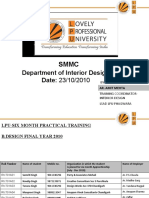 Presentation For SMMC-Interior Design