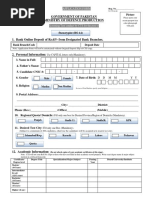 Application Form Ministry of Defence Production