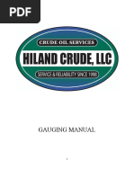 Hiland Crude Gauging Manual PDF