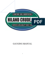 Hiland Crude Gauging Manual PDF