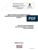 Anexo de Conservación de Infraestructura Vial 2012-2016 