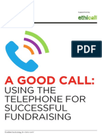 A Good Call: Using The Telephone For Successful Fundraising