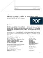 NCh 1517-1. Mecánica de Suelos - limites de consistencia - parte 1 - determinacion del limite liquido.pdf