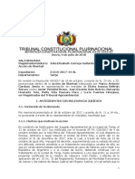 SCP 0319-2018-s2 Marco Antonio Cardozo Jemio - Derecho Del Servidor Publico A La No Utilizacion Del Ius Varandi Por Respeto A La Salud y Vida