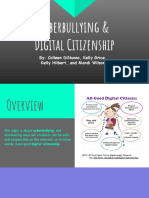 Cyberbullying and Digital Citizenship
