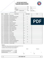 Daftar Hadir TO MA BIN PDF