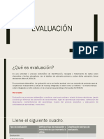 Evaluación