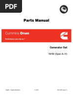 Onan 7500 Parts Manual | PDF | Pump | Engine Technology