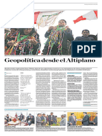 Geopolítica desde el Altiplano