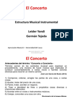 El Concerto Grosso. Leider Yandi. Germán Tejeda