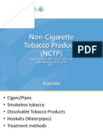 Non-Cigarette Tobacco Products (NCTP) : Karina Diluzio, BS, CTTS, CWC and Julee Moorlag, RCP, Ctts 2017