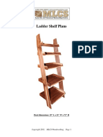 Plans Ladder Shelf
