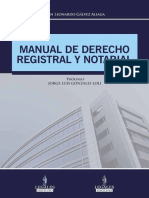 Manual de Derecho Registral y Notarial
