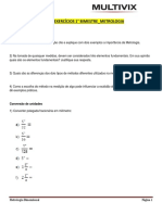 Exercícios de metrologia dimensiona