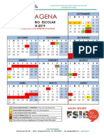 Calendario 2018-2019 Cartagena