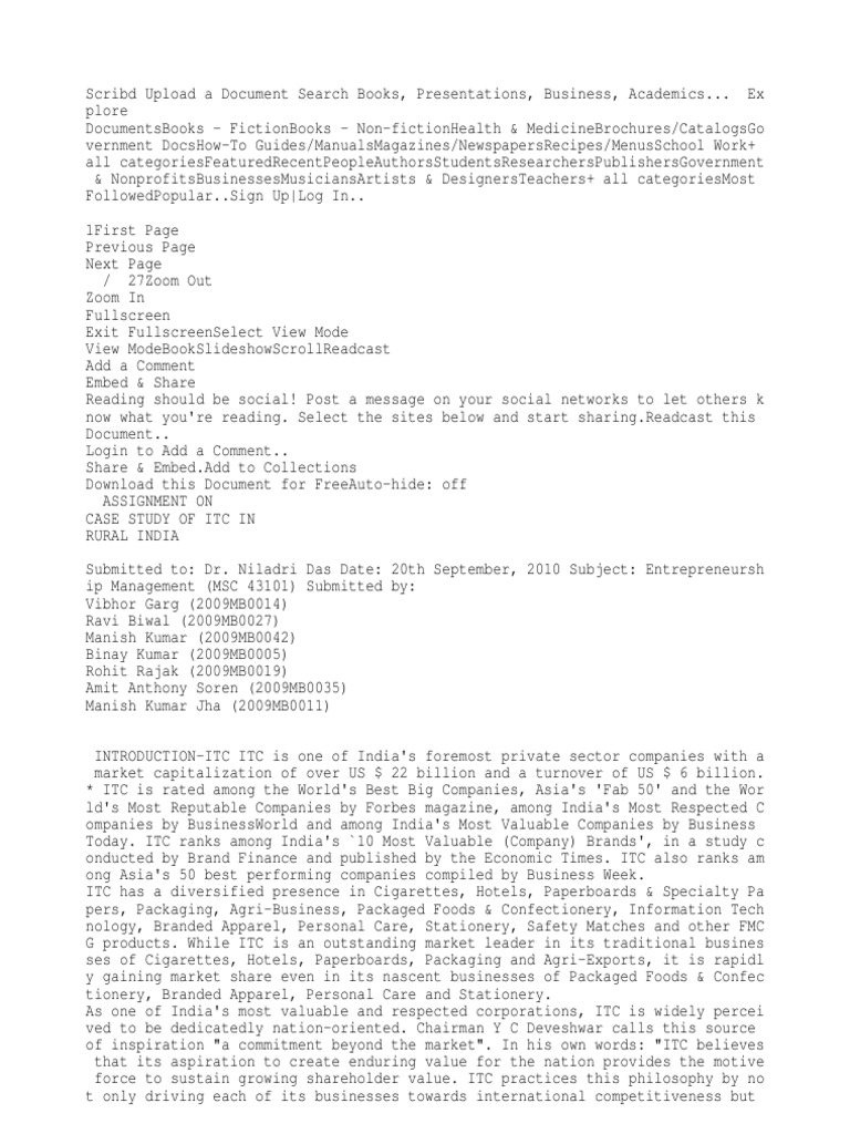 Itc 2 | PDF