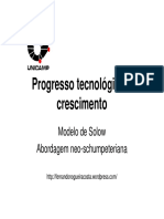 Progresso Tecnológico e Crescimento