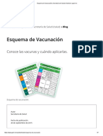 Esquema de Vacunación - Secretaría de Salud - Gobierno - Gob - MX