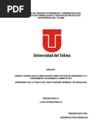 Ensayo Pensando en La Fase II Del Fncti