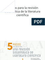 5 Pasos para La Revisión Sistemática