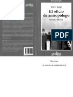 AUGE, M.  El Oficio De Antropologo-1.PDF