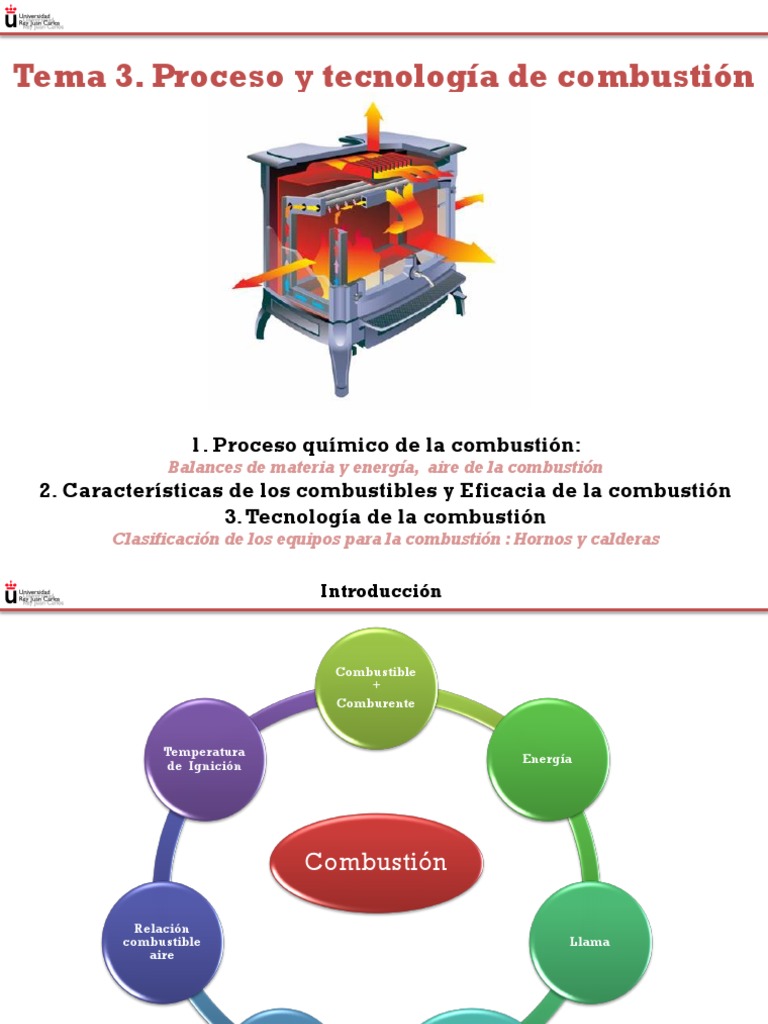 Tema 3. Combustion | PDF | Chimenea | Combustión