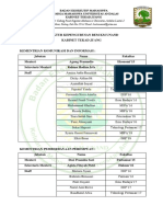 Kelulusan Staff Ahli Tekad Juang