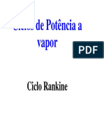 Ciclo de Carnot x Ciclo de Rankine